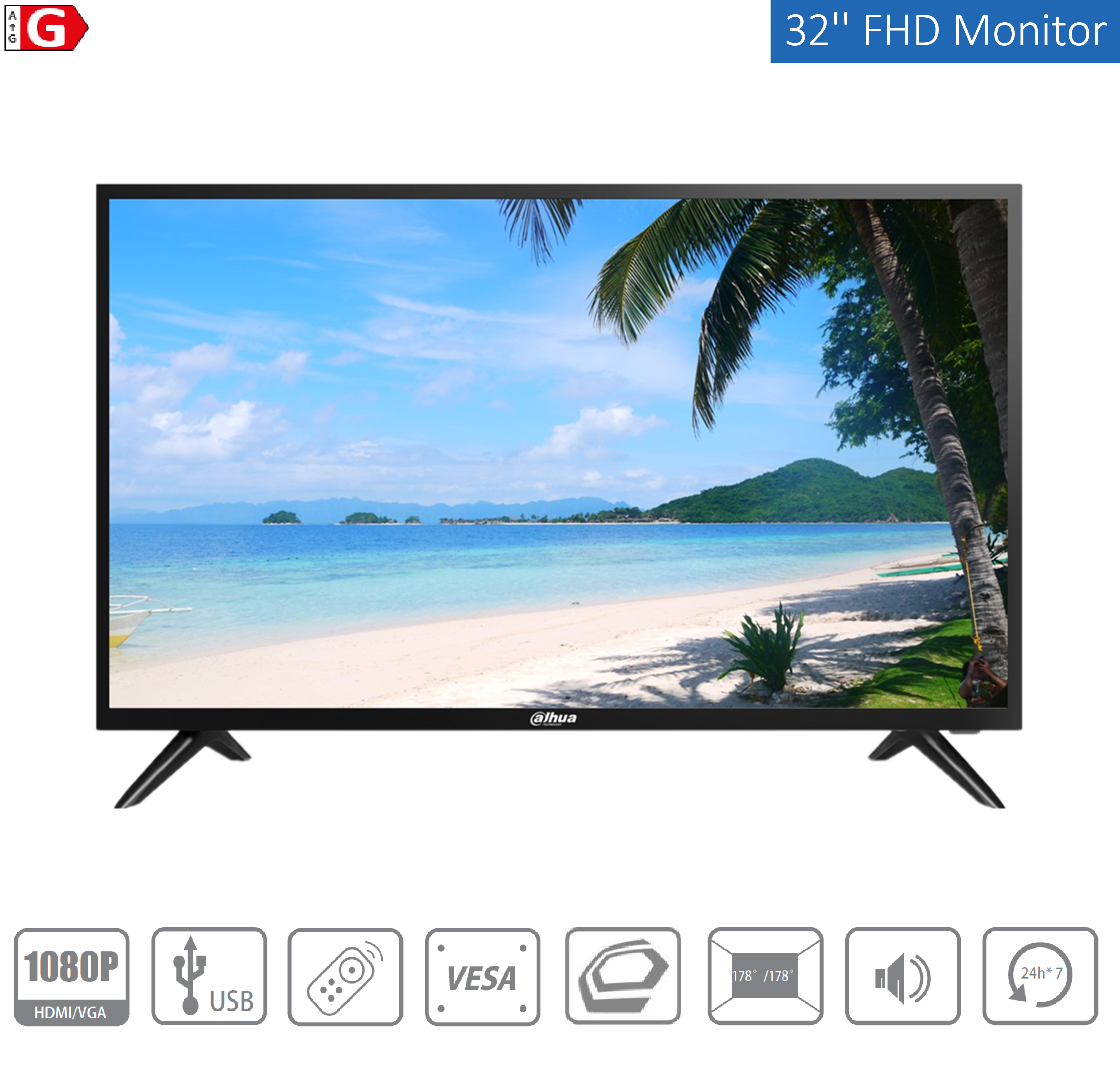 Dahua - LM32-F200 - 31.5" Full-HD Monitor