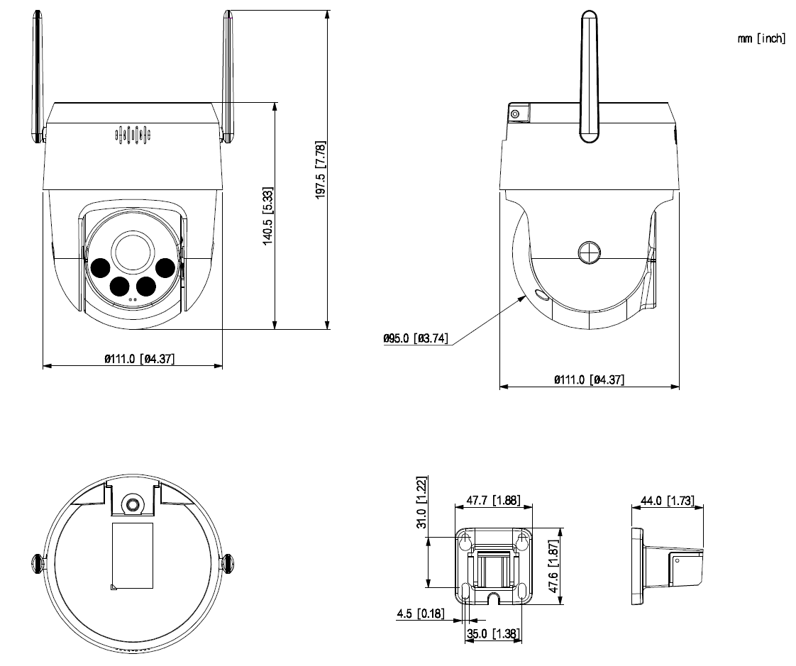 Dahua - SD2A500HB-GN-AW-PV-S2 - IP - PT - Wifi