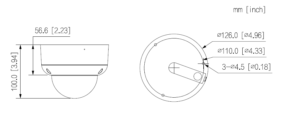 Dahua - HAC-HDBW1231RAP-Z-A-2712 - HDCVI - Dome