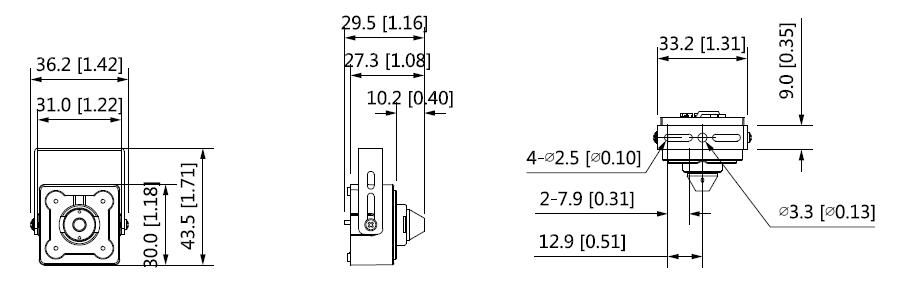 Dahua - HAC-HUM3201BP-P-S2 - HDCVI - Pinhole